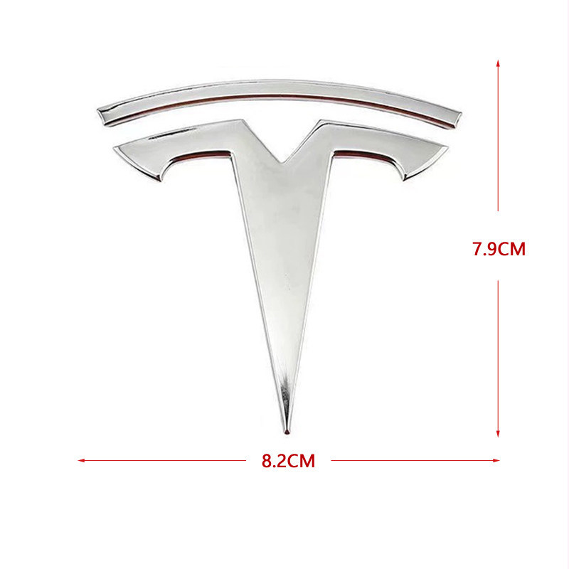 Suitable for Tesla Model Y Model 3 Car Logo, Hood Lettering, Tail Lettering, Modification, Original Adhesive Replacement Logo