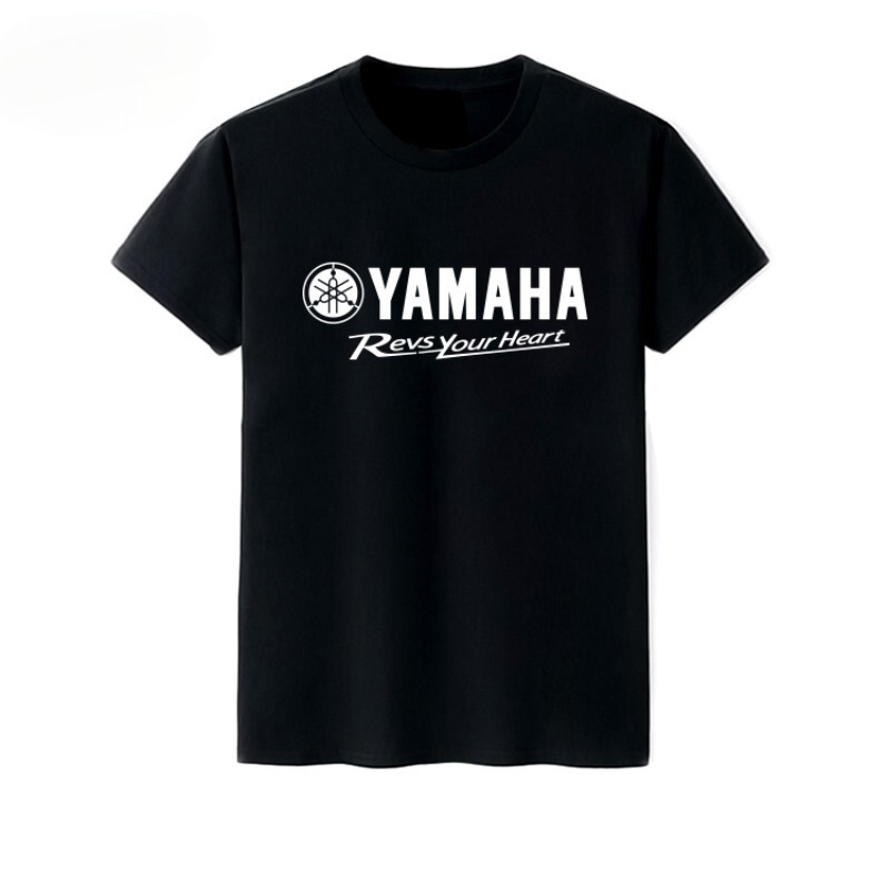 Cross-Border European Code Summer Fashion Yamaha Motorcycle Racing T-Shirt Men'
