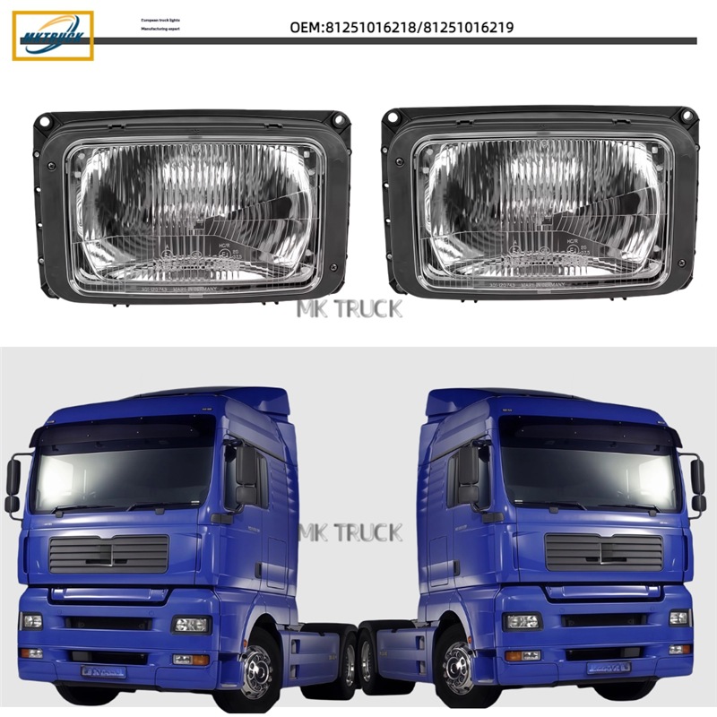 Los faros delanteros son adecuados para los accesorios de camiones de la serie alemana MAN MAN