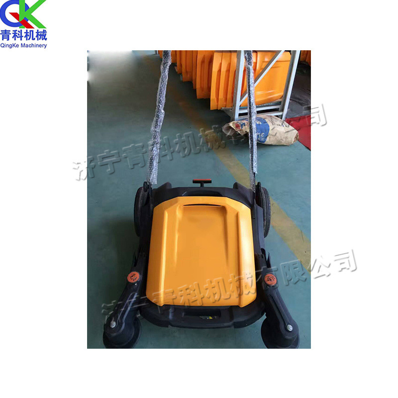 双滚刷垃圾清扫机 小型手推式扫地机 活动场馆街道清扫吸尘器