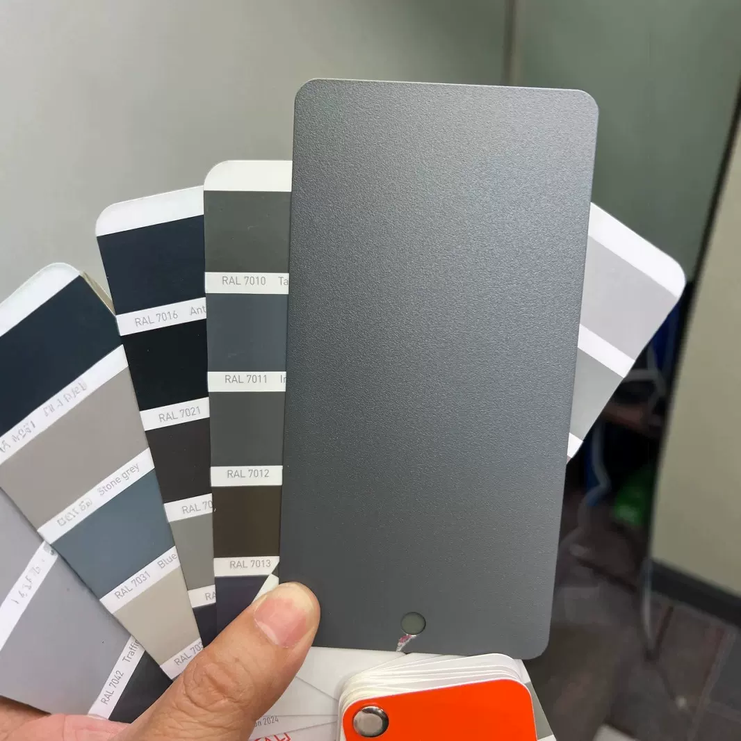 特价灰砂纹现货20吨左右 厂家直发砂纹灰颜色可调粉末涂料批发