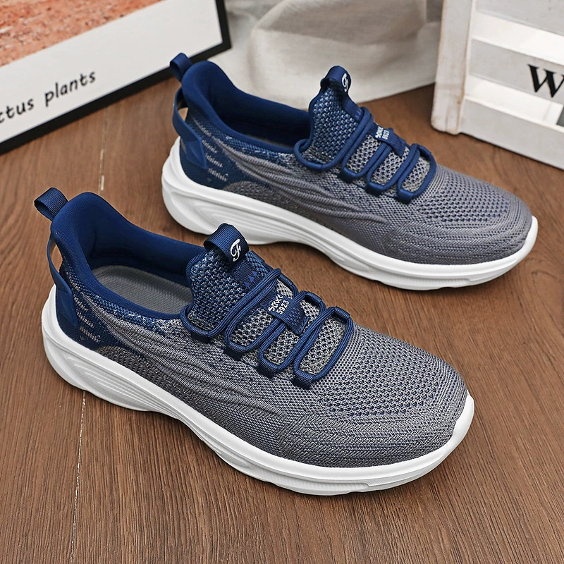 клетчатая обувь для пожилых людей для мужчин, весенне-летняя обувь для пап, прогулочная обувь на нескользящей мягкой подошве, повседневная спортивная обувь для среднего и пожилого возраста, обувь для отца