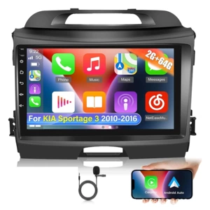 11-16 Kia Sportage Android Mərkəzi Nəzarət Böyük Ekranlı Avtomobil GPS Naviqasiyası üçün uyğundur