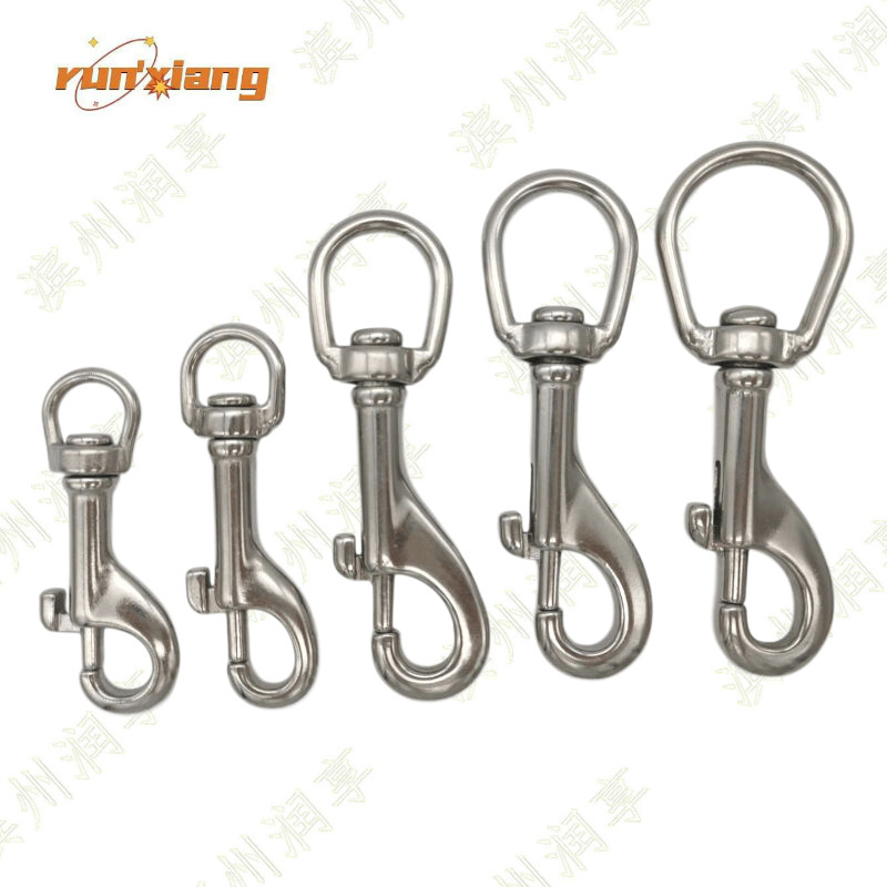 不锈钢锥环单头钩  万向钩   定向钩   旋转起重钩  弹簧钩