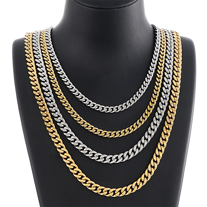 Iconic Cuban Link Chain Necklace For Men With Pendant Heritage_voghion.com