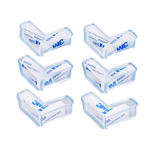 L-shaped thickened anti-collision corner, transparent PVC furniture corner, range hood baby protection corner