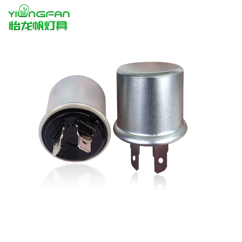 Реле мигалки реле CF12 2PIN вспышки алюминиевой раковины поворотника СИД электронное