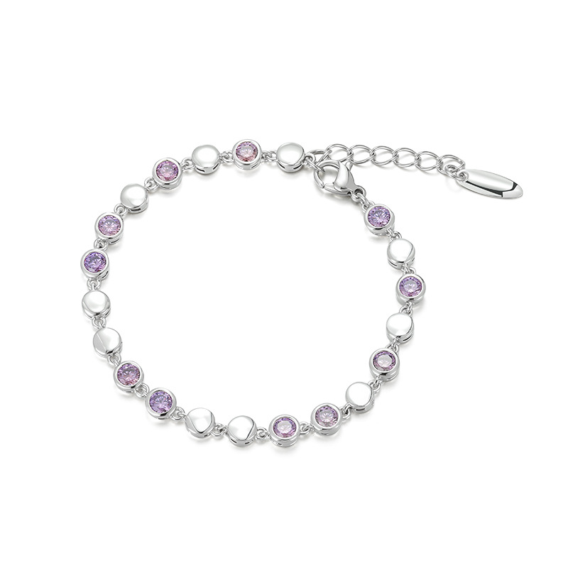 Xuping moda simple pulsera redonda geométrica colección de color de Bao simple ins viento elegante temperamento joyería al por mayor mujeres