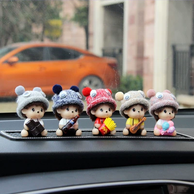 Car Ornaments, Car Center Console Decorations, Car Interior Ornaments, Cartoon Cute Car Accessories, Practical