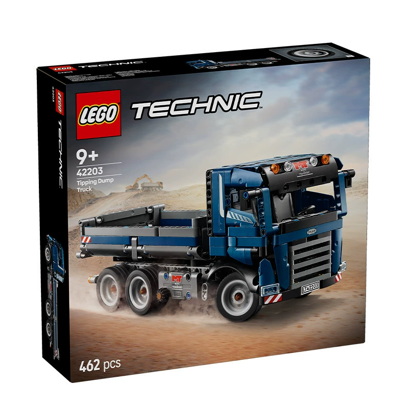 Lego, mechanical automatic truck for boys and girls, constructor, toy
