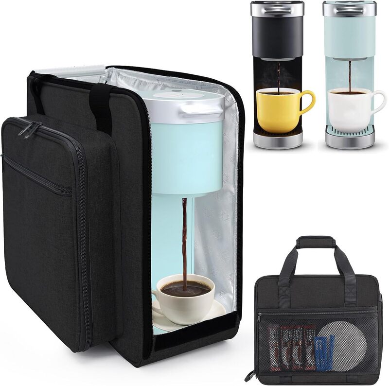 Amazon Portable Coffee Maker Travel Bag Keurig K-Mini/K-Mini Plus Single Cup Coffee Maker Bag