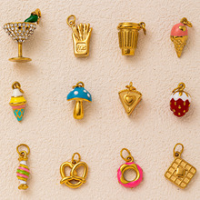 ���P�DIY�����Ʒ�t��������¿������ɫŮ18K�W���羳��ݮ