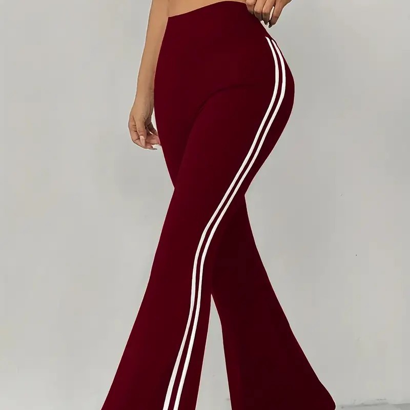 Women's High Waist Wide-leg Casual Pants Flared Pants