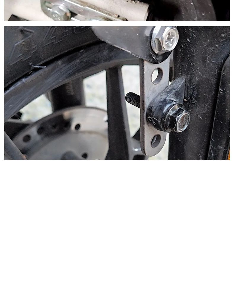 Electric Vehicle Fender Heightening Bracket Suitable for Mavericks No. 9 Mud Tiles Anti-Scratch Thickeneding and Heightening Gasket Modification