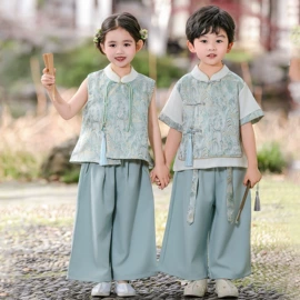 童民族服装;儿童表演服;童汉服