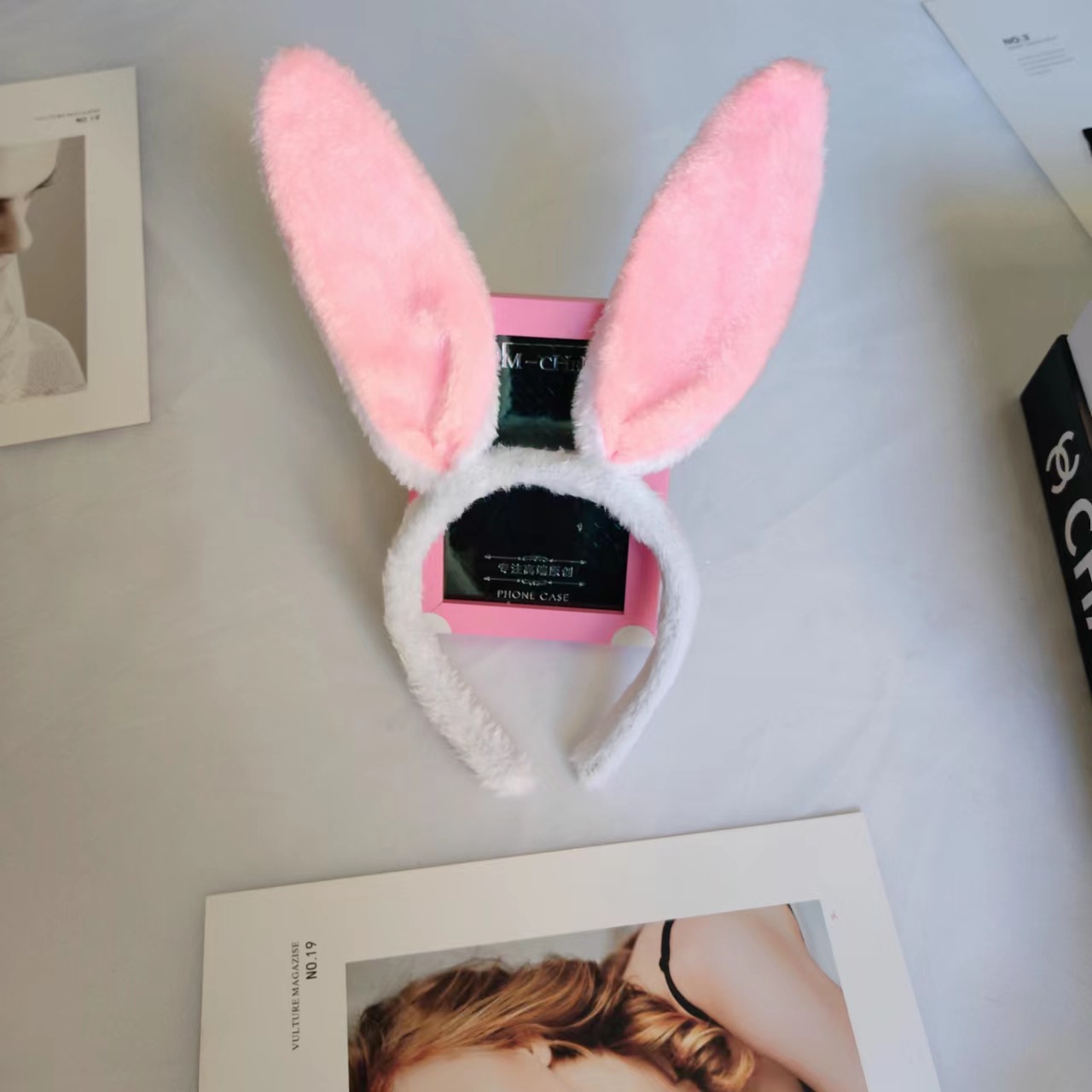 Explosiones de peludo orejas bandas de cabello de Pascua para niños y adultos