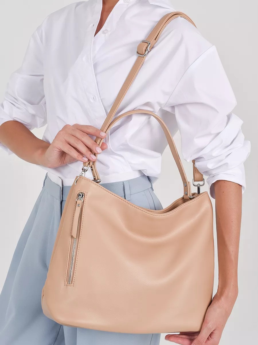 Women's Shoulder Bag Large Capacity Versatile Bucket Bag Classic_voghion.com