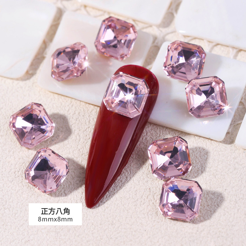 정사각형 팔각형 8x8mm 싱글