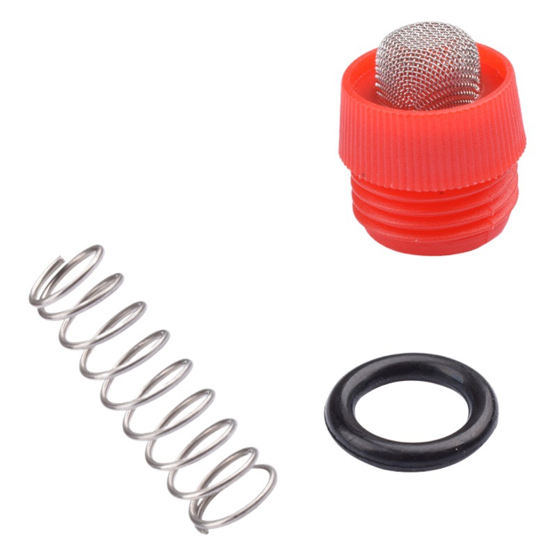 Accesorios de boquilla de agua de cerdo accesorios de fuente de bebida automática boquilla de agua de cerdo anillo de cuero de cobre tapa de acero anillo de cuero