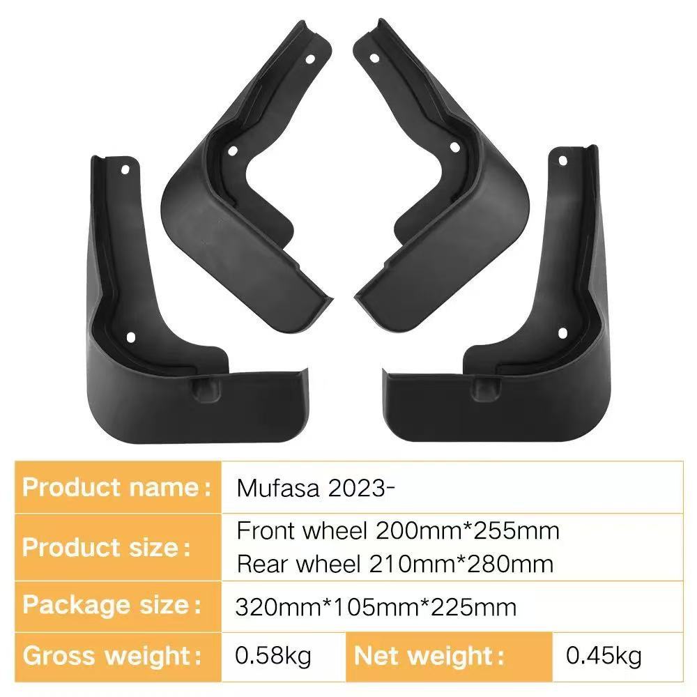 Aplicable a los accesorios especiales para la modificación del guardabarros del coche de Hyundai guardabarros image 4