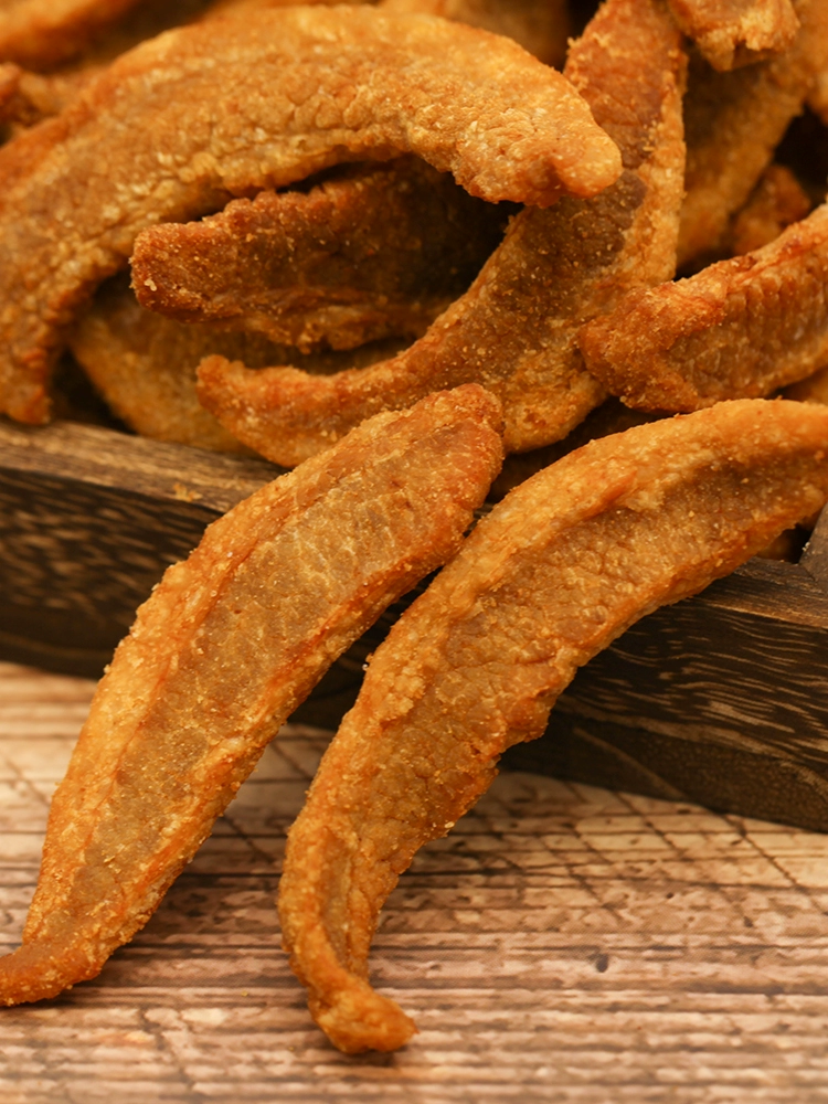 Qingdao Specialty Losterity Slag Crispy Meat Pure Pork Pork Pork Pork Standard Oil Stop Barrone ketone does not add starch snacks
