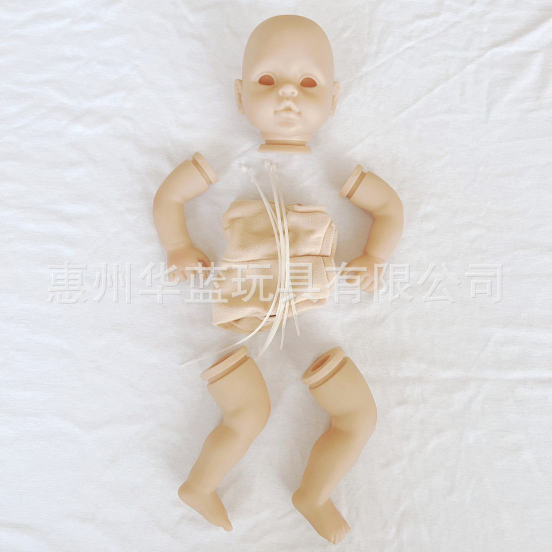 18 인치 시뮬레이션  흰색 배아 금형 부드러운 비닐 DIY 금형 천 몸