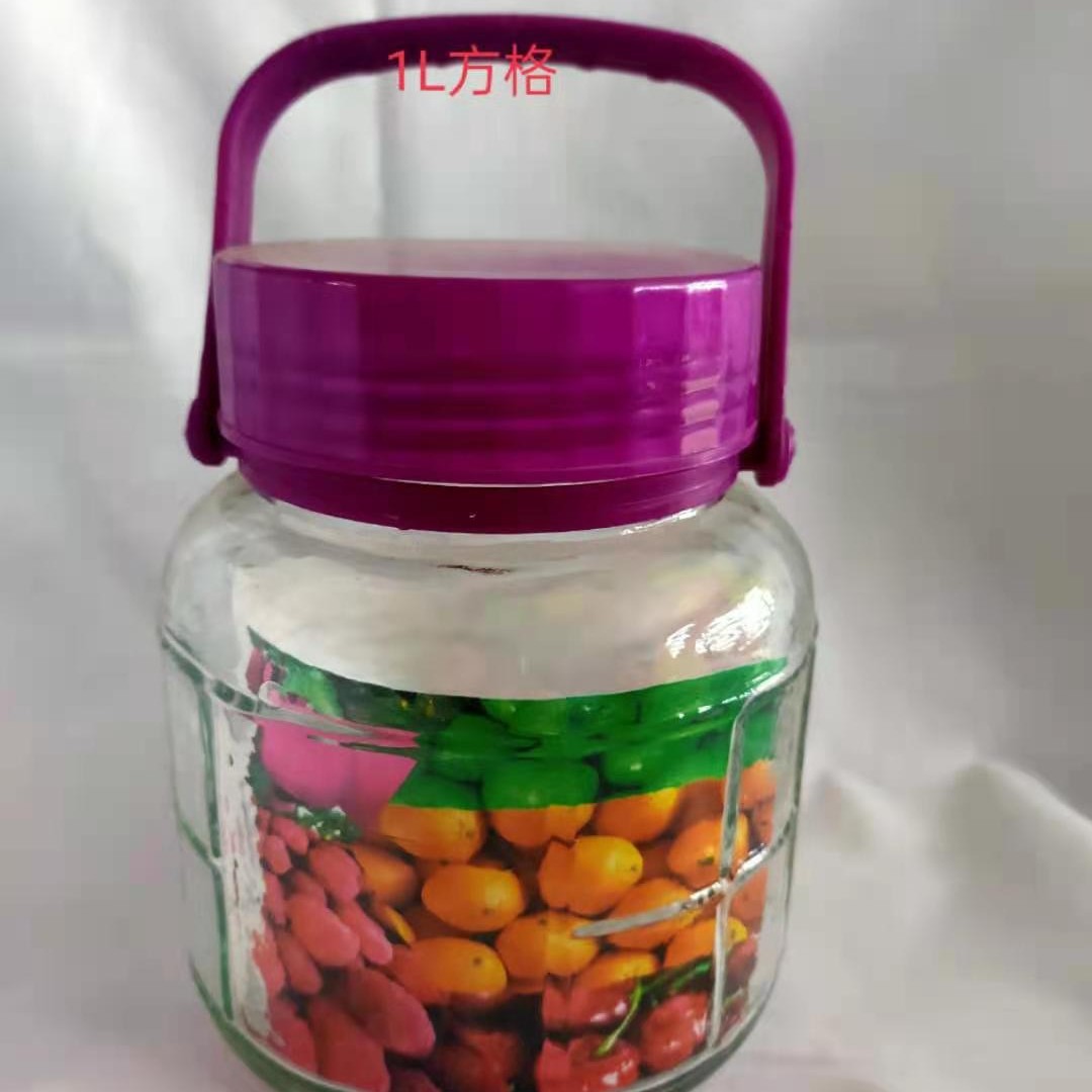 玻璃泡酒瓶泡菜瓶密封分装大容量酒精耐用刻度