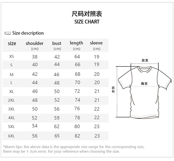 Short sleeve size