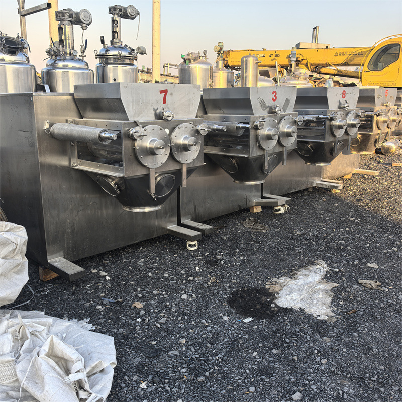 二手摇摆颗粒机 中药粉末颗粒机 不锈钢250型双头摇摆颗粒机