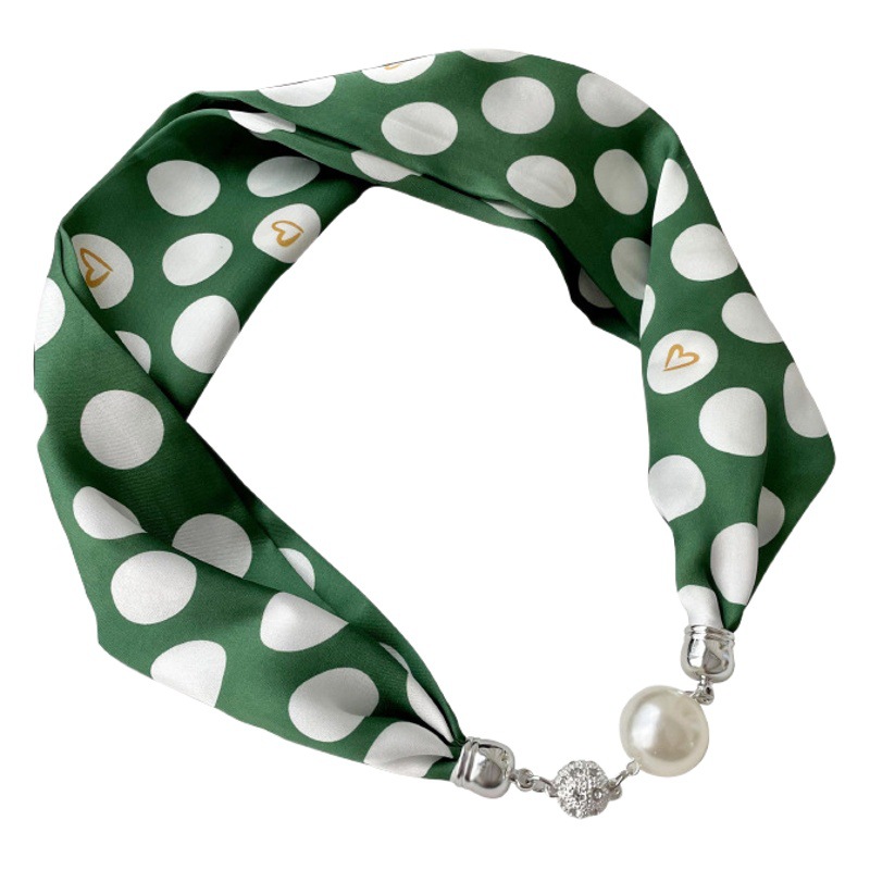 Nueva bufanda magnética hebilla collar decoración del cuello bufanda perezosa bufanda multifuncional de las mujeres bufanda de alta calidad correa de muñeca perezosa