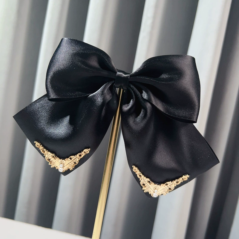(Cross-border trading), retro brooch pearl with bow, shirt, bow tie, french style, high-quality style