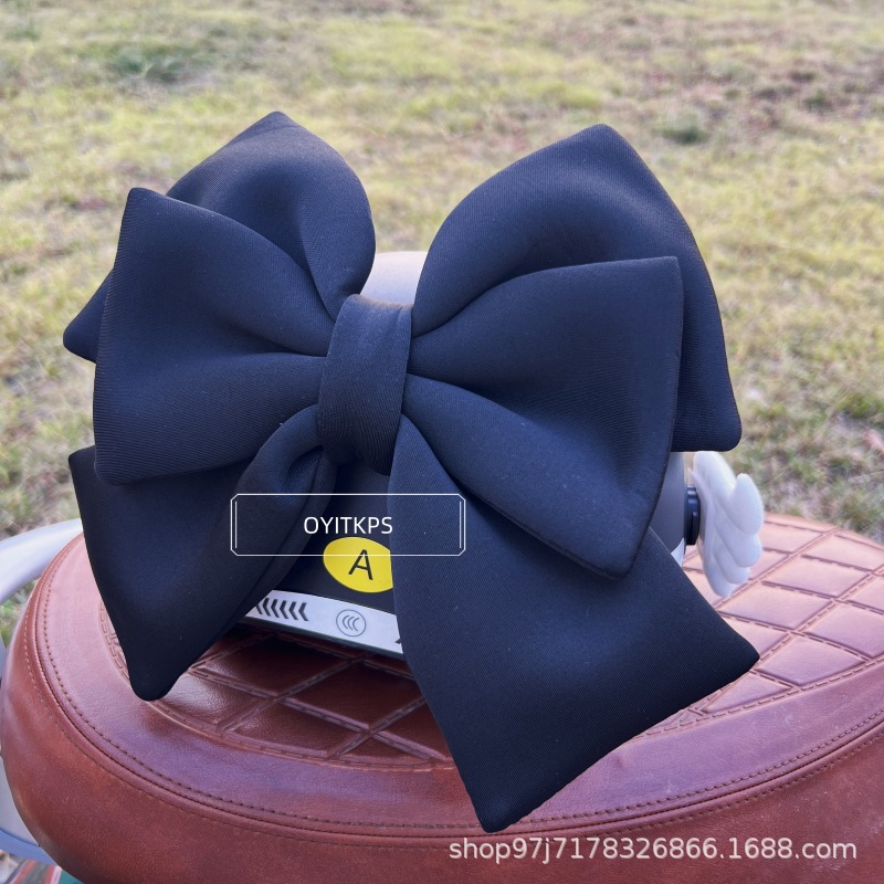 Electric Vehicle Decorative Bow, Cute Velcro Helmet, Motorcycle, Multi-Color Purple Series, Cross-Border Cute and Fun