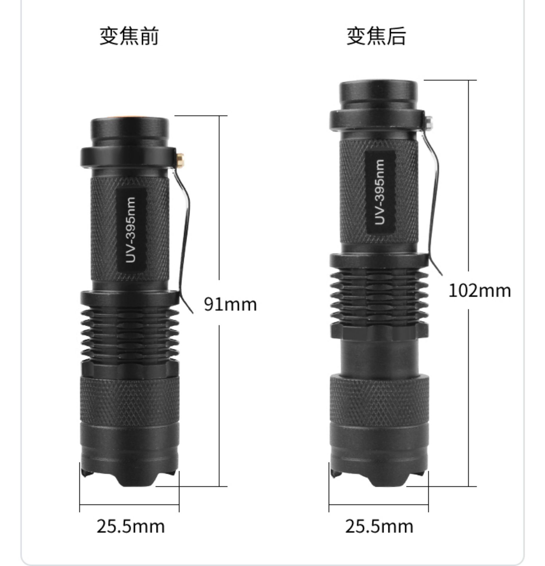 Mobile Phone Repair Uv Curing Lamp Uv Glue Uv Lamp Anti-Counterfeiting Pen Fluorescent Agent Green Oil Curing Lamp Flashlight