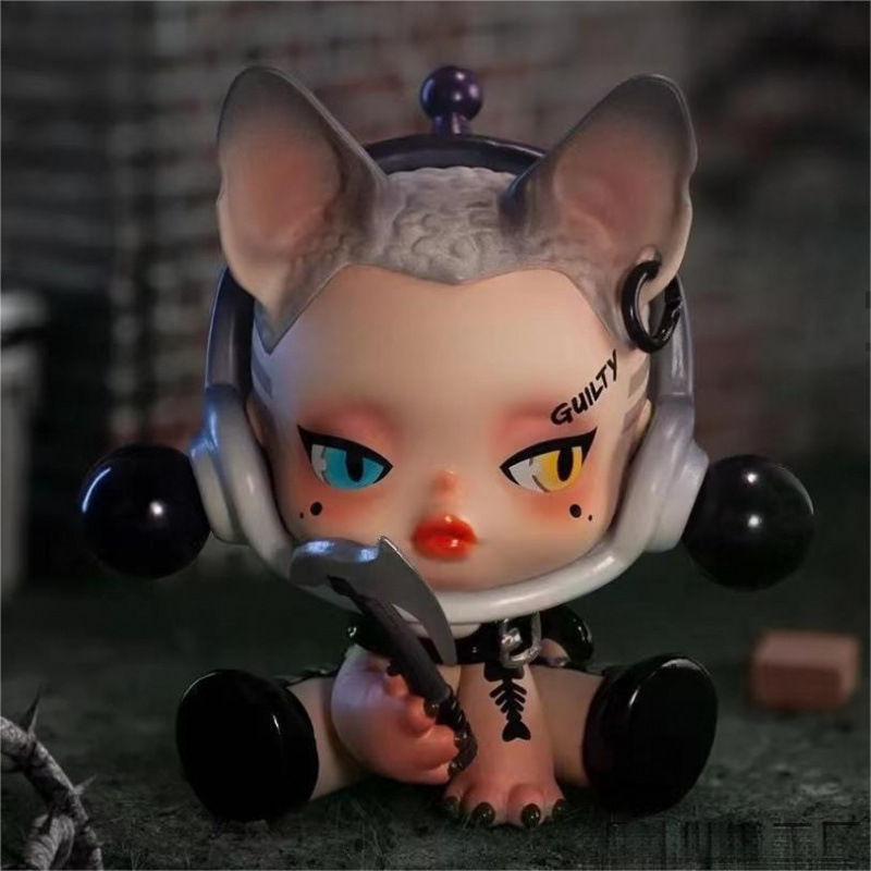 POPMART泡泡玛特SKULLPANDA食梦动物系列盲盒手办sp7代潮玩具摆件|undefined