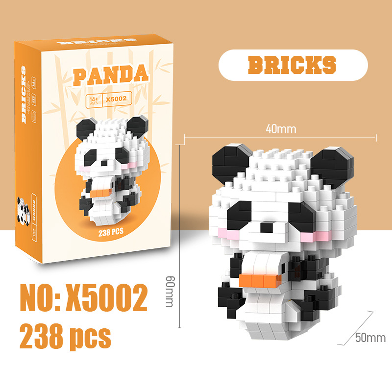 Modelo de Bloques de Construcción en Miniatura de Plástico DIY