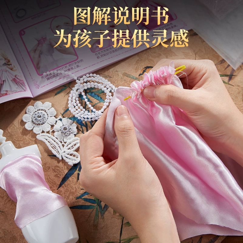 潮小兔 Дизайнерские украшения, милые семейные игрушки, кукла, handmade, подарок на день рождения, детская одежда