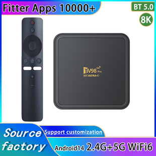 Tv98 Android 14 Tv Box Set-Top Box 2.4g 5g Wifi Bluetooth5.0