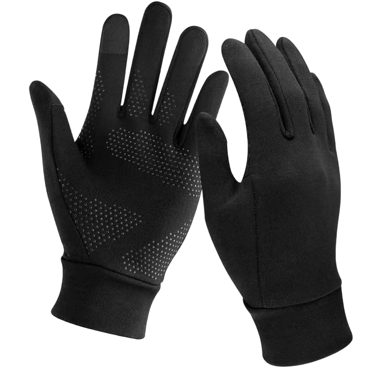 Guantes de ciclismo de invierno cálidos y de dedos completos, cuidadosamente seleccionados, para deportes al aire libre, antideslizantes, compatibles con pantallas táctiles, ideales para conducir, correr y pescar.