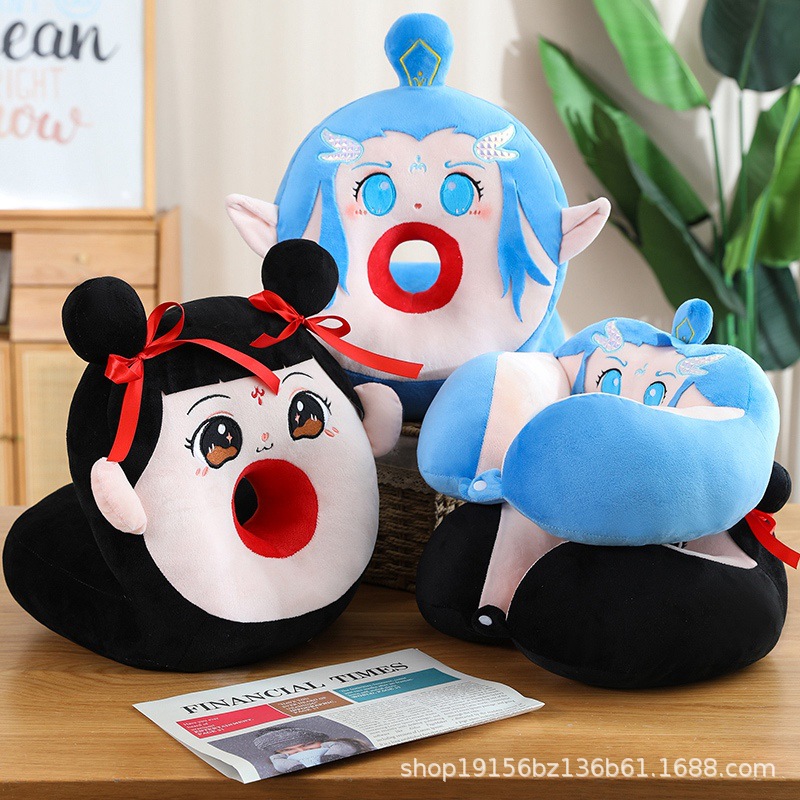 Cartoon neck pillow for sleep