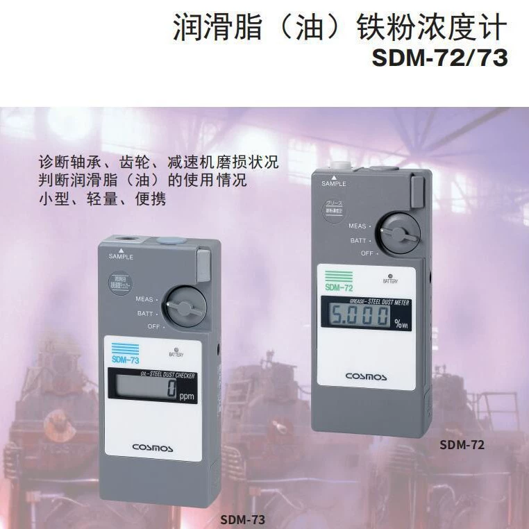 SDM-73 Измеритель концентрации железного порошка Cosmic Grease (масло) SDM-72 Измеритель концентрации железного порошка для подшипников, шестерен и т. д.