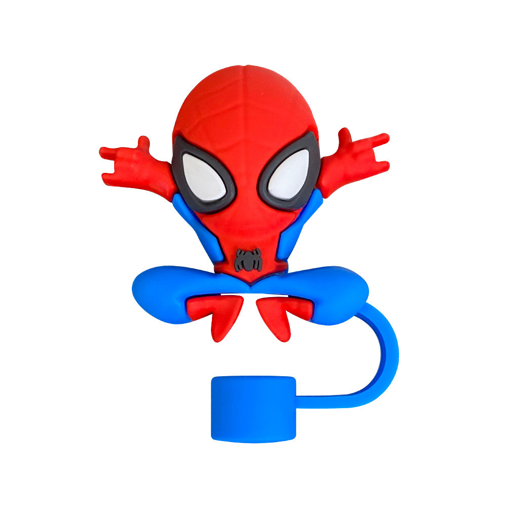 Calent Single Buzz Lightyear 10mm cubierta de cubierta de paja de goma suave cubierta de cubierta de paja Stanley cubierta de paja de polvo cubierta de paja