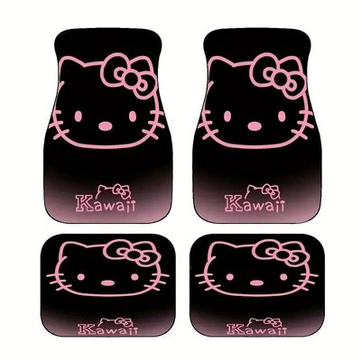 Avtomobil döşəmə paspasları — Floor Mat for Hair - car-floor-mat-34-35454568cm-skin-friendly-suede-two-pairs-four-pieces-in-total