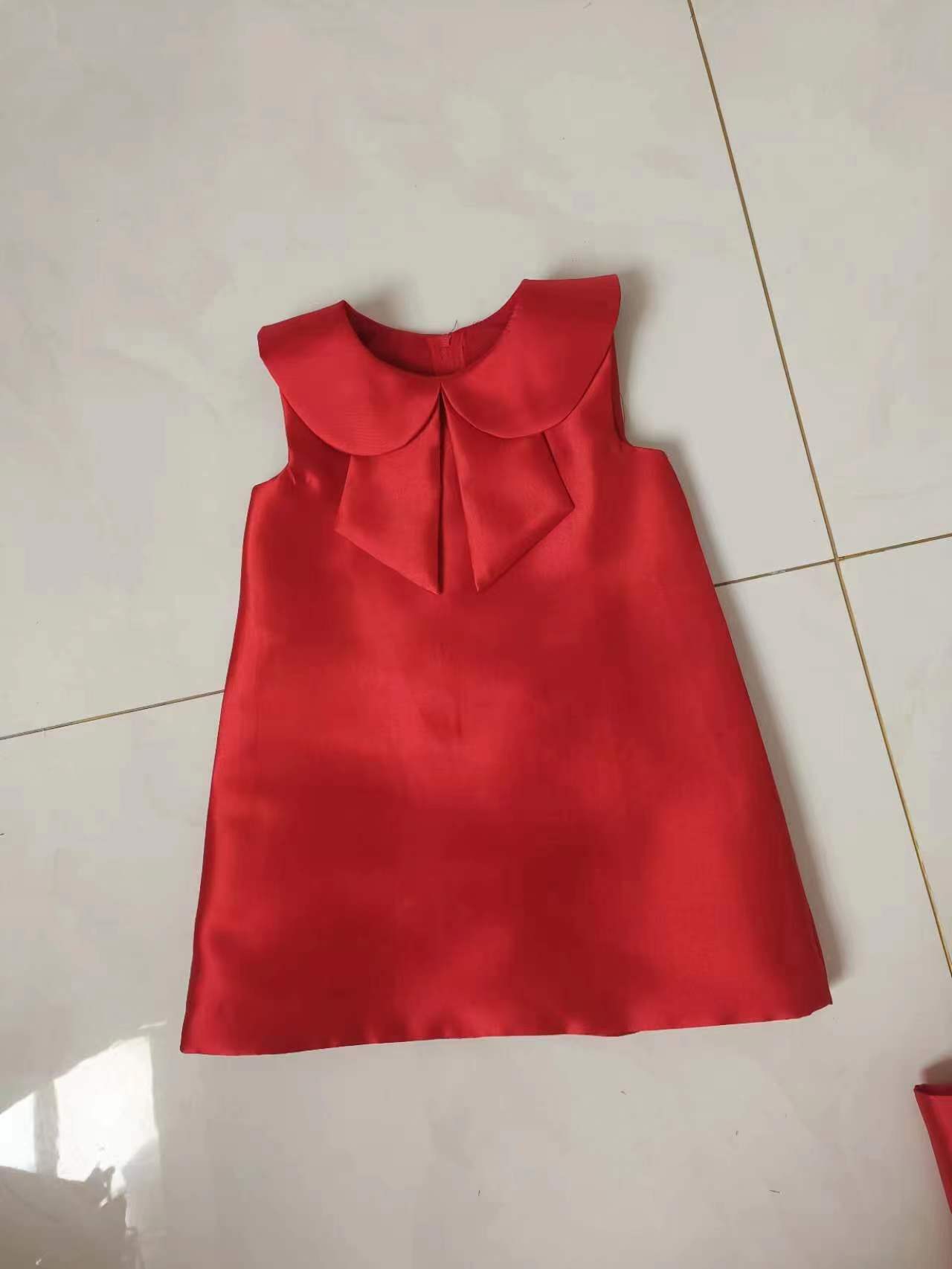 Princess Party Dress For Girls – Elegant Toddler Formal Gown With Puffed Sleeves, Soft Polyester, Flower Girl & Birthday Dress For Ages 1-8 Years_voghion.com