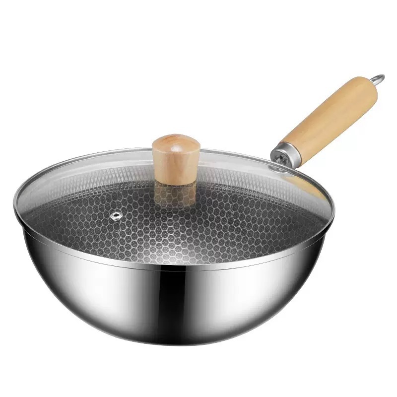 316 de acero inoxidable mini olla antiadherente horno electromagnético de gas para el hogar olla de cocción de platos gruesa para cocinar olla de cocción