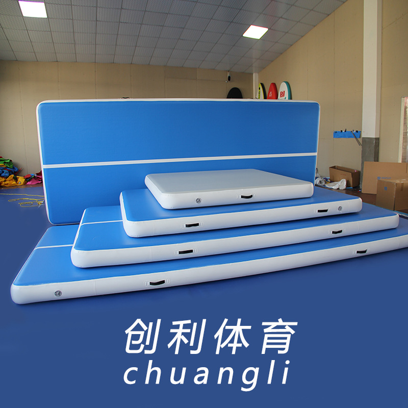 Inflatable Somersault Air Cushion Taekwondo Brushed Air Cushion Martial Arts Mat Gymnastics Dance Protection Mat Camping Inflatable Cushion Manufacturer