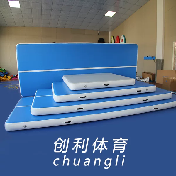 Inflatable Somersault Air Cushion Taekwondo Brushed Air Cushion Martial Arts Mat Gymnastics Dance Protection Mat Camping Inflatable Cushion Manufacturer