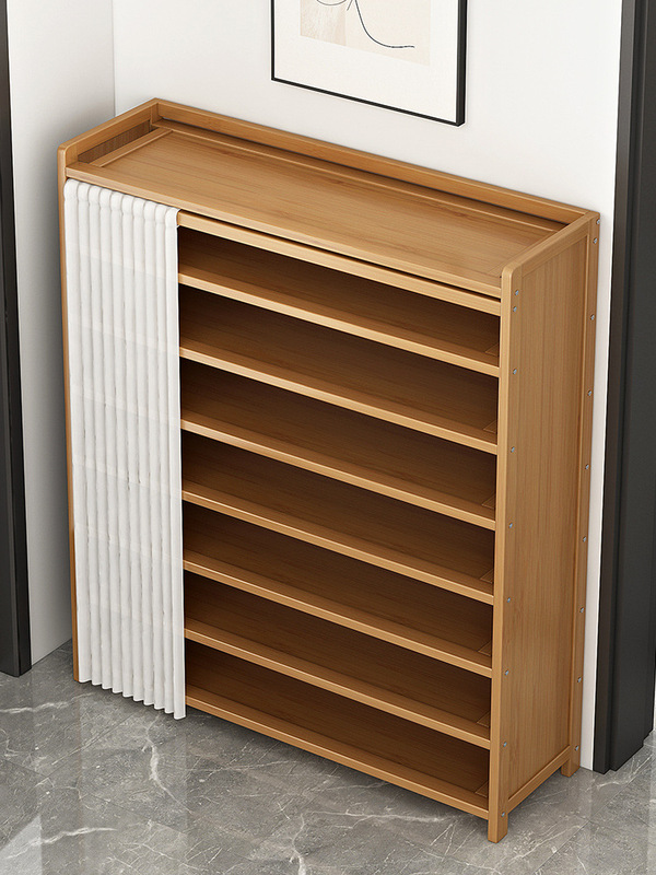 Shoe Rack Multi-Layer Home Entrance Door Indoor 2025 New Rental Room Shoe Cabinet Storage Space Saving