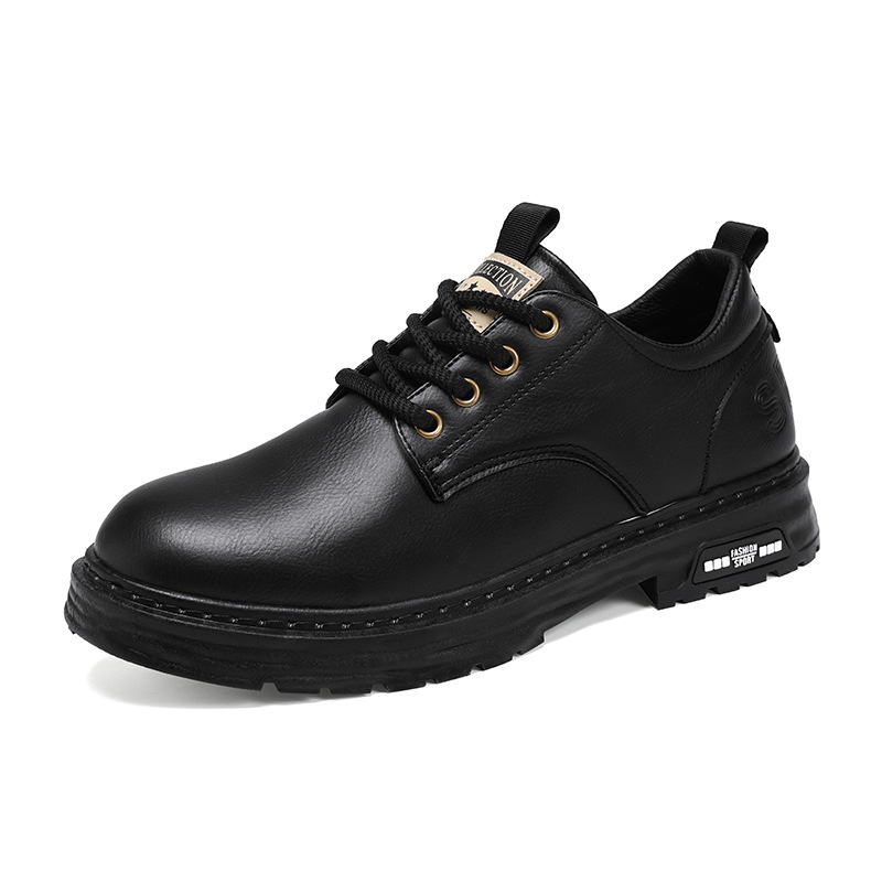 Zapatos de cocinero para hombre otoño 2024 nuevos zapatos de hombre moda zapatos de skate casuales para hombres zapatos de cuero antideslizantes para hombres