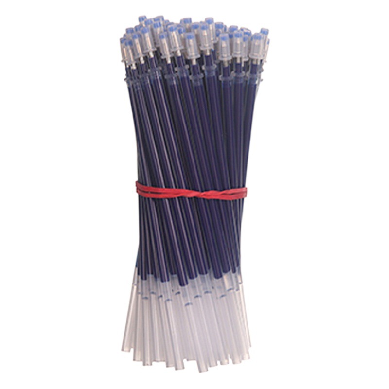 Factory wholesale gel pen refill full needle tube bullet 0.5mm red blue black 0.38 refill direct sales