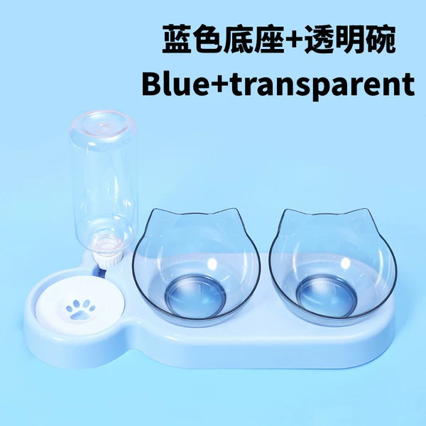 Blue+transparent bowl